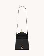 YSL CASSANDRA Mini top handle bag in grain de poudre embossed leather - Image 3